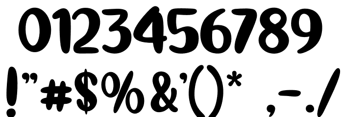Hello Avocado Font OTHER CHARS