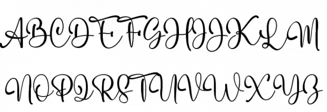 Hello Baby Karl Script Polices MAJUSCULES