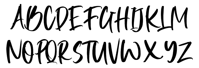 Hello Battville Reguler Font UPPERCASE