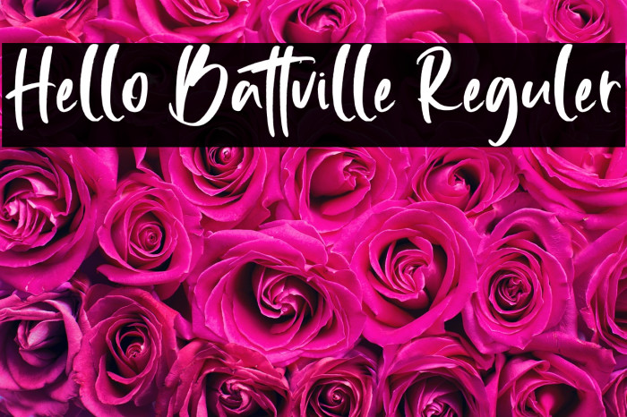 Hello Battville Reguler Example 1