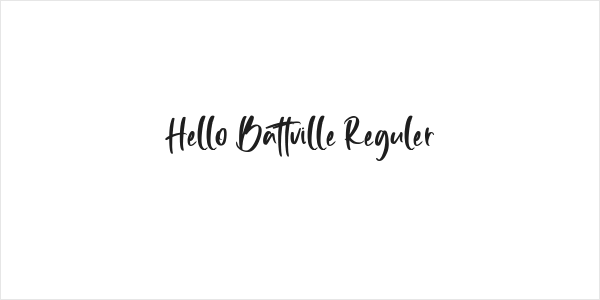 Hello Battville Reguler Logo