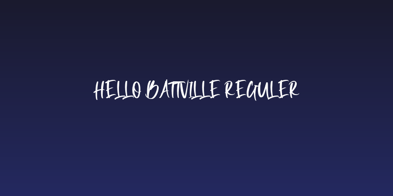 Hello Battville Reguler Social Header