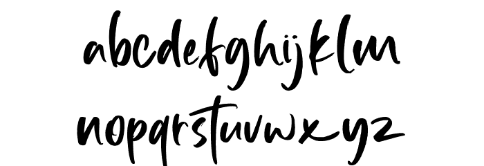 Hello Battville Reguler Font LOWERCASE