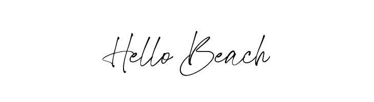 Hello Beach  Free Fonts Download