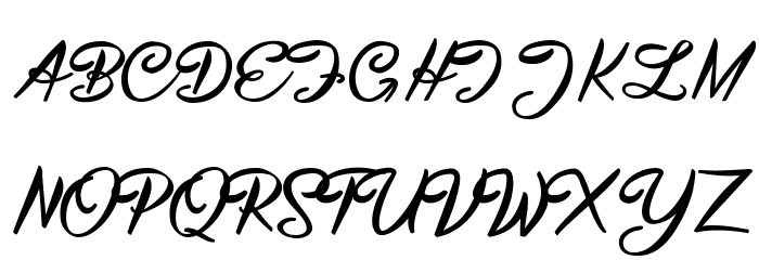 Hello Beauty Personal Use Font UPPERCASE