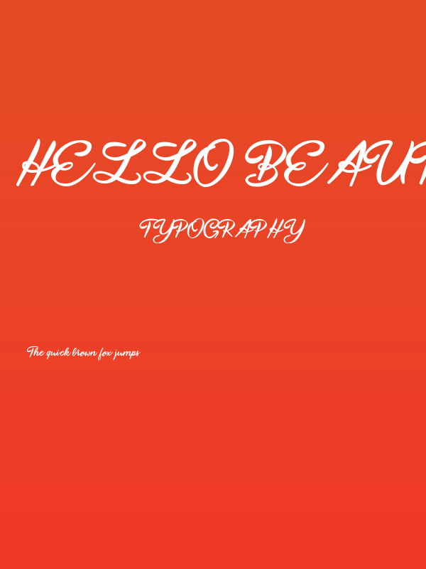 Hello Beauty Personal Use  Poster