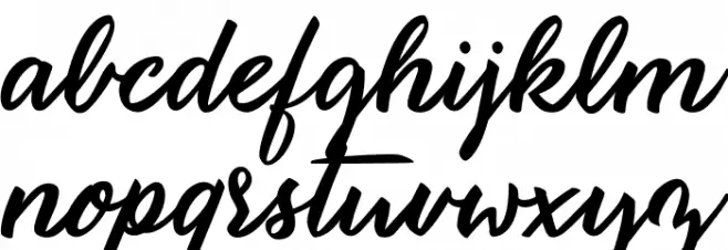 Hello Beauty Personal Use  Schriftart Kleinbuchstaben