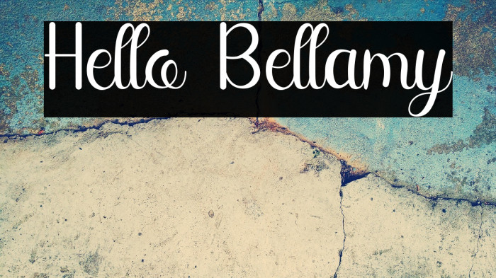 Hello Bellamy Example 3
