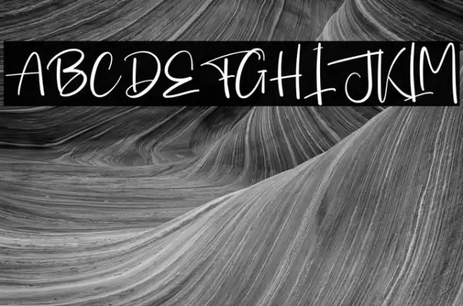 Hello Bestie Schriftart examples