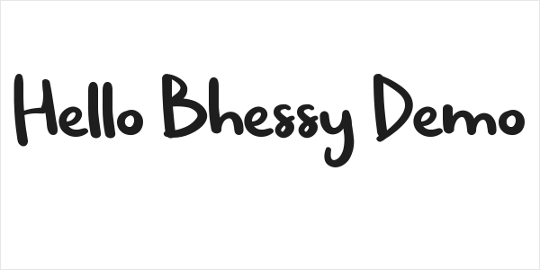 Hello Bhessy Demo Logo