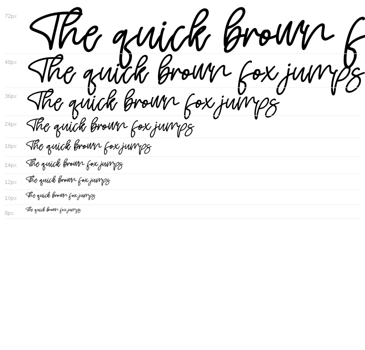 Hello Bird Italic Waterfall