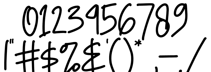Hello Bird Font OTHER CHARS