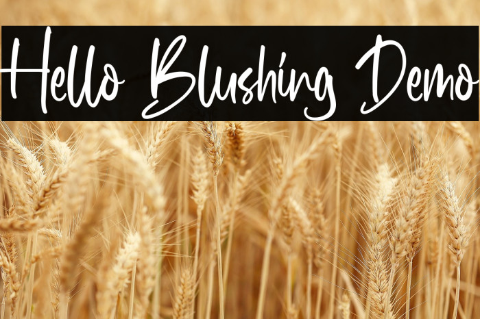 Hello Blushing Demo Example 2