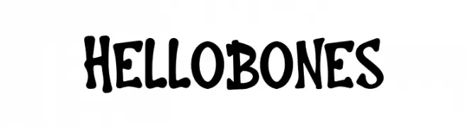 Hello Bones  Frei Schriftart Herunterladen