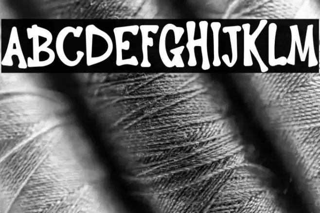 Hello Bones Font examples