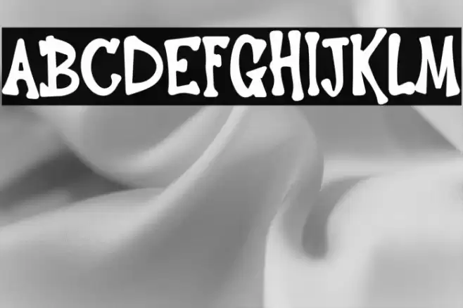 Hello Bones Font examples