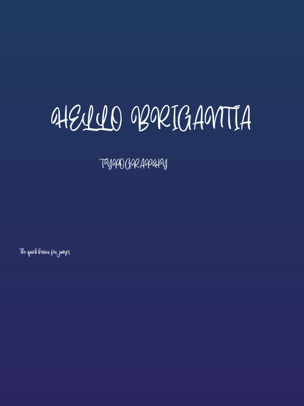 Hello Brigantia Poster