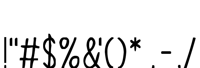 Hello Brilliant Font OTHER CHARS