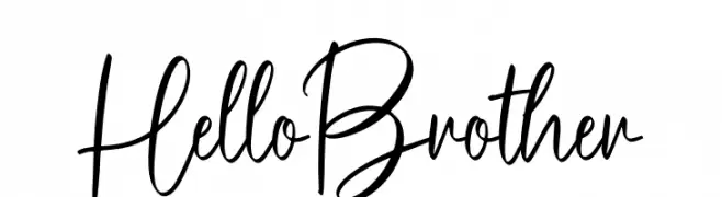 Hello Brother  Frei Schriftart Herunterladen