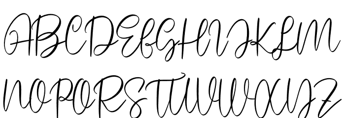Hello Brother Font UPPERCASE
