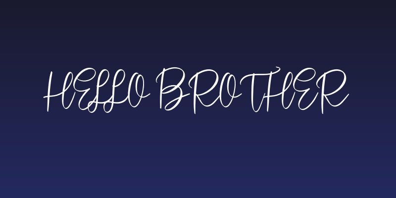Hello Brother Social Header
