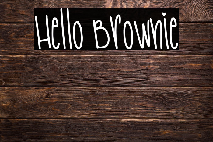 Hello Brownie Example 1