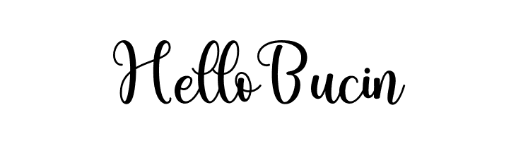 Hello Bucin  لخطوط تنزيل