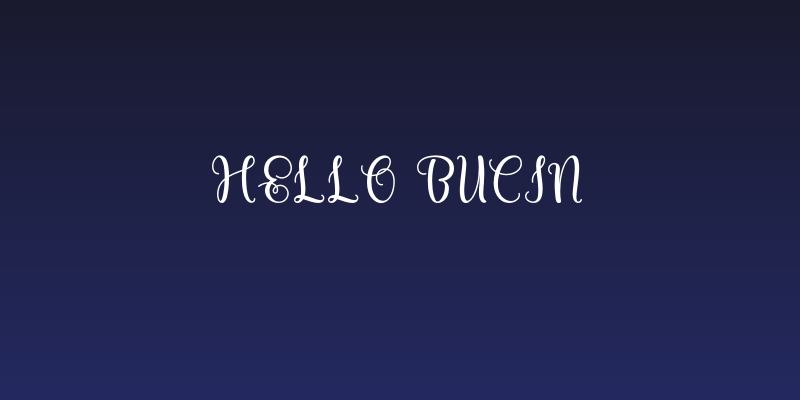 Hello Bucin Social Header