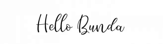 Hello Bunda  Frei Schriftart Herunterladen