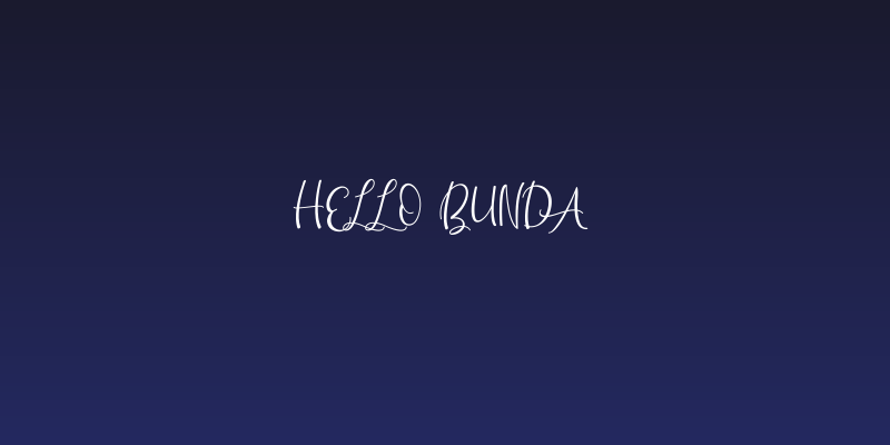 Hello Bunda Social Header