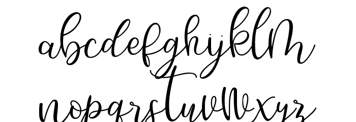 Hello Bunda Font LOWERCASE