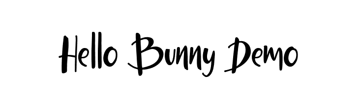 Hello Bunny Demo  baixar fontes gratis