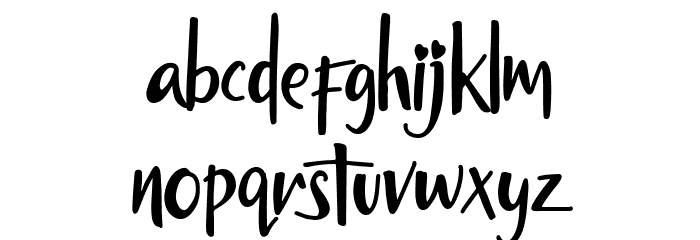 Hello Bunny Demo Font LOWERCASE