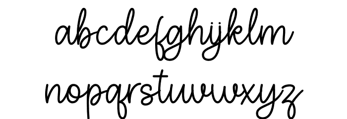 Hello Bunny Font LOWERCASE
