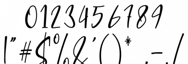 Hello Butter Font OTHER CHARS