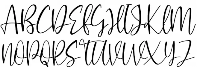 Hello Butter Font UPPERCASE