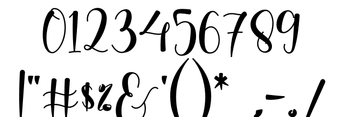 Hello Butterfly Font OTHER CHARS