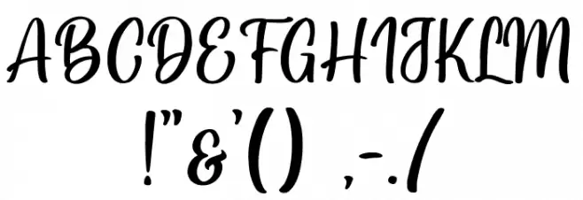 Hello Calanthe DEMO Regular Font OTHER CHARS