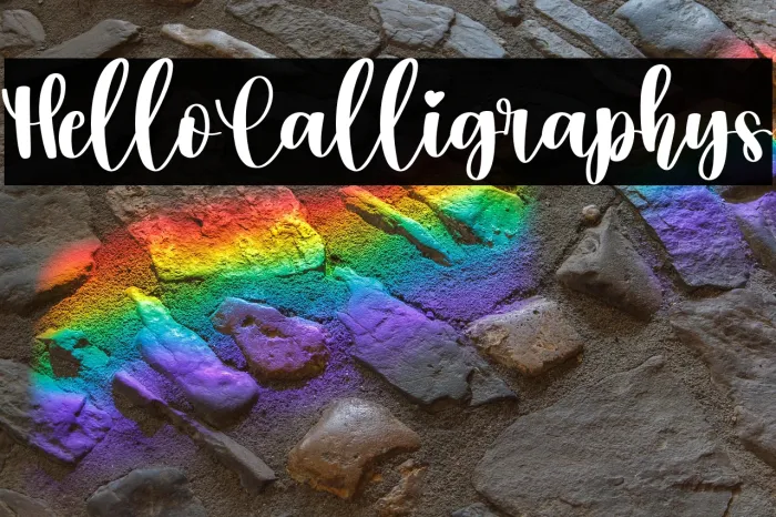 Hello Calligraphys Example 3