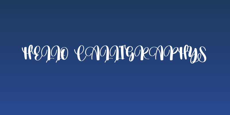 Hello Calligraphys Social Header