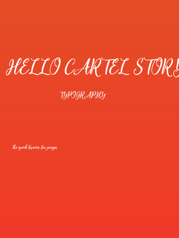 Hello Cartel Story Regular Poster