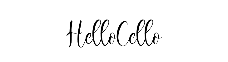 Hello Cello  لخطوط تنزيل