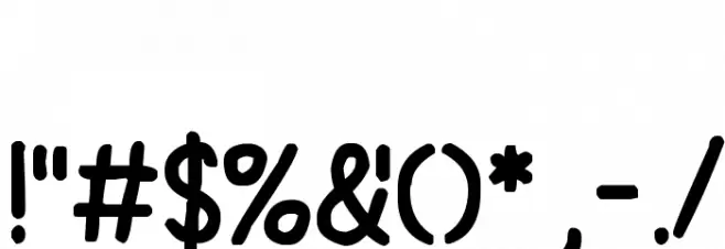 Hello Christmas - Free Font OTHER CHARS