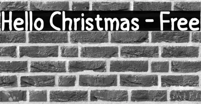 Hello Christmas - Free Font examples