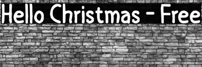 Hello Christmas - Free Font examples
