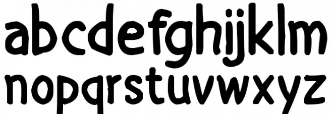Hello Christmas - Free Font Litere mici
