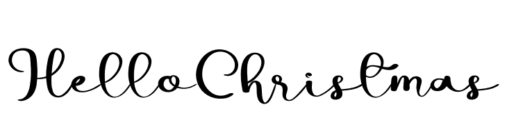 Hello Christmas  フリーフォントのダウンロード