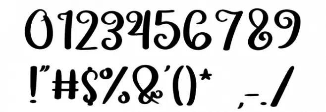 Hello Christmas Font OTHER CHARS