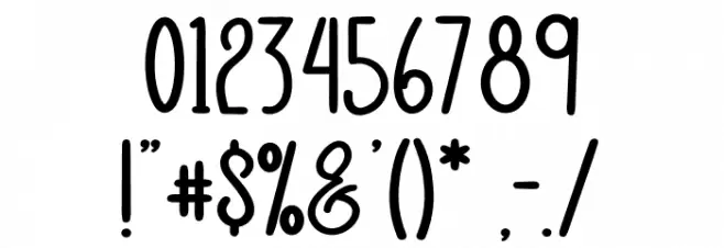 Hello Christmas Font OTHER CHARS