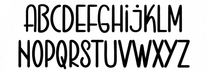 Hello Christmas Шрифта ВЕРХНИЙ